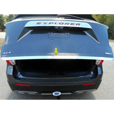 QAA Part RD60330 is a 1 Piece Stainless Steel Rear Deck Trim, Trunk Lid Accent That is Compatible with Ford Explorer 2020-2023