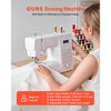 VEVOR Computerized Sewing Machine,200 Stitch Applications, with LCD Screen, Foot Pedal and LED Light, Heavy-Duty Metal Frame,with Powerful Motor,White - 3 of 4