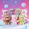 ROBOTIME Mini Figures Chocolate Colorful Plush Bear Series Blind Box, Plush Blind Box Decoration Surprise Box, Multicolored, 16.26"*16.26"*10.87" - 3 of 4
