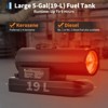 70000 BTU Kerosene Forced Air Heater, 5 Gallon Tank Diesel/Kerosene Space Heater with Adjustable Thermostat, Portable - 3 of 4