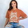 Simply Sage Market Women's To The End Zone and Back Garment Dyed Tee - 2 of 2