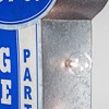 25" x 9" Officially Licensed Vintage Ford Parts and Services LED Marquee Sign Blue/Silver - American Art Decor: Metal Wall Decor - 4 of 4