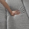 Oversized 3-Seater Chenille Straight Sectional Sofa, Compressed Design - 3 of 4