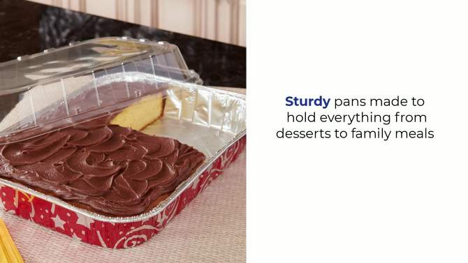 Hefty EZ Foil Cake Pans - 4ct, 2 of 6, play video