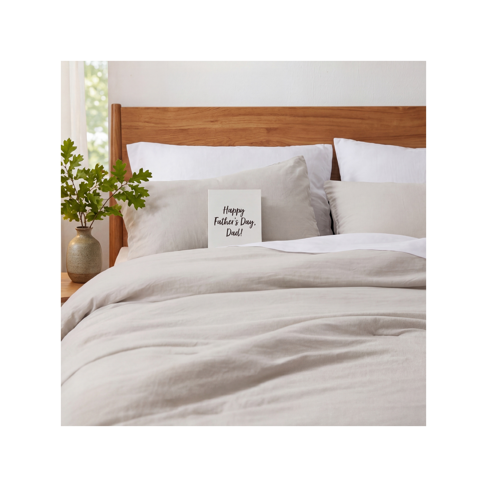 Bedsure King Size Comforter Set Beige Soft Prewashed Bedding for All Seasons 3 Pieces GentleSoft™ Down Alternative Bed Set Mother's Day Gift