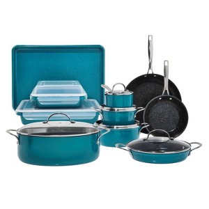 Curtis Stone 17-piece All-Purpose Cookware Set Refurbished - 1 of 4