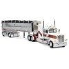 First Gear DCP 1/64 Peterbilt 389 Mid Roof with MAC Coal Dump Frameless Spread-Axle Trailer 60-1936 - 2 of 4