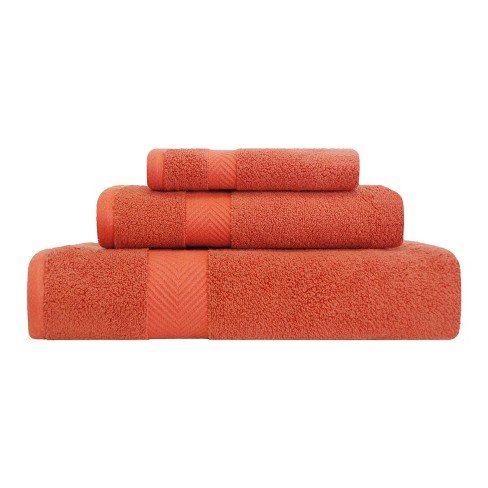 3PCS Cotton Bath Sheet Solid Super Absorbent Quick Drying Towel