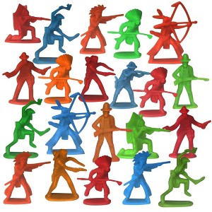 ArtCreativity Bulk Cowboy & Indian Action Figurines Mini Figure Assortment (Pack of 144) - 1 of 4
