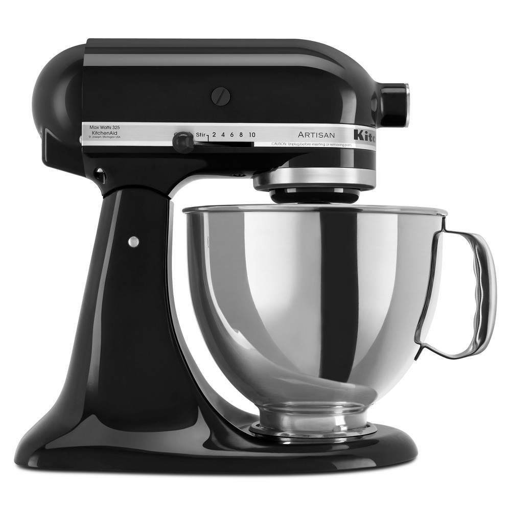 Photos - Food Processor KitchenAid Artisan Series 5qt Tilt-Head Stand Mixer - Onyx Black 