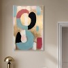 Art Remedy Glam Brooch of Gold Contemporary Shapes Abstract Wall Art Framed - 2 of 4