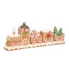 Transpac Resin Gingerbread Train Decor Multicolored Decorative Sculpture for Christmas Tabletop Indoor Use Gift Giving and Hostess Gifts Easy Care - 2 of 4