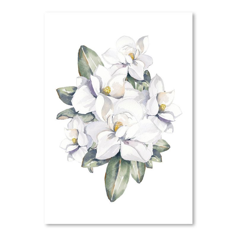 Americanflat Botanical Minimalist Magnolia By Cami Monet Poster, 1 of 6