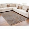 Brown Gold and Gray Abstract Power Loom Area Rug - 2 of 4