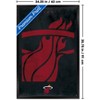 Trends International NBA Miami Heat - Logo 25 Framed Wall Poster Prints - 3 of 4