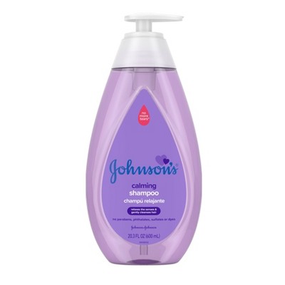 Johnson's Calming Baby Shampoo, Soothing Natural Calm Scent, Hypoallergenic - 20.3 fl oz