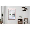 Vynxaria 48"x32" Oversized Modern Rectangle Bathroom Mirror with walnut Frame Decorative Large Wall Mirrors for Bathroom Livingroom - 4 of 4