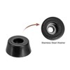 Unique Bargains Non-Slip Rubber Bumper Feet with Stainless Steel Washer Screws - 3 of 4