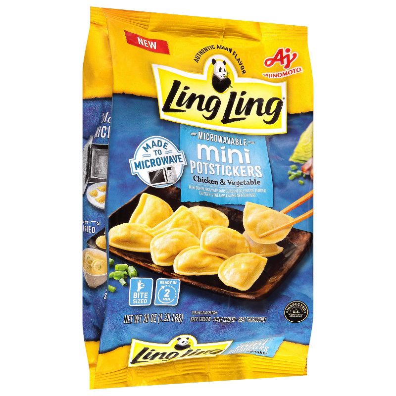 Ling Ling Frozen Mini Potstickers - Chicken and Vegetable - 20oz, 2 of 7