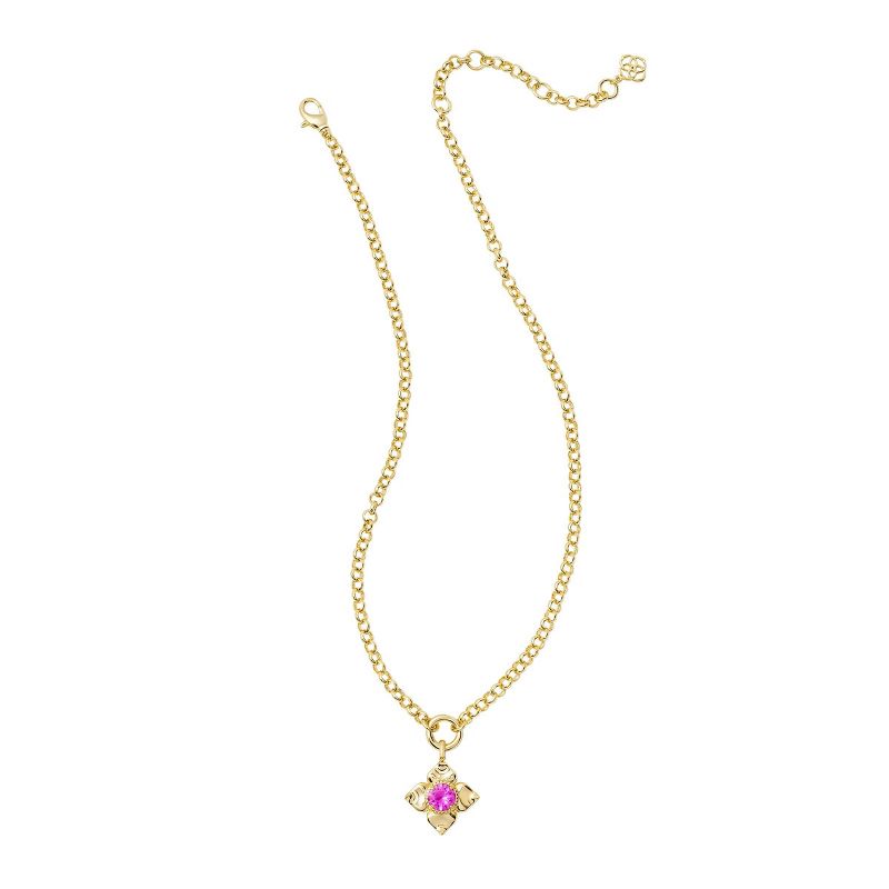 Kendra Scott Lily 14K Gold Over Brass Chain Pendant Necklace, 3 of 5