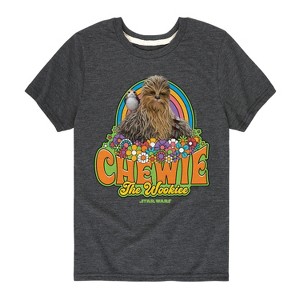 Boys' - Star Wars - Retro Chewy Short Sleeve Graphic T-Shirt - 1 of 4