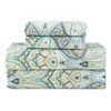Pointehaven 180 GSM Brushed Cotton Printed Soft Flannel Deep Pocket Oversized Sheet Set - 3 of 4