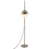 Zuo Modern Waterloo Floor Lamp – White & Bronze Arc Design, 68.9" H, Frosted Glass Sphere, Mid-Century Modern Accent Lighting - 4 of 4