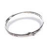 Dicksons It was Then That I Carried You Footprints Mobius Silver-Plated Women's Bangle Bracelet - 3 of 3