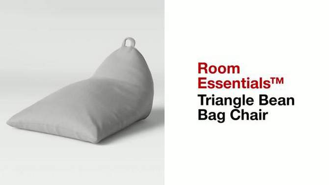 Triangle Bean Bag Chair - Room Essentials™, 2 of 7, play video