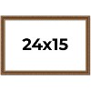 PosterPalooza | Classic Gold Picture Frame - UV Acrylic, Backing Board, Hanging Hardware Included - 2 of 4