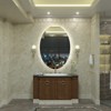 Apmir Super Bright Back LED Lighted Anti-Fog Round/Oval Wall Mirror with Tempered Glass & 3-Year Warranty - 2 of 4