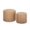 Mdf Side Table/Coffee Table/End Table/Nesting Table, Two Sets For Living Room, Office, Bedroom - 4 of 4