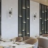 Livex Lighting Monaco 4 - Light Wall Light in  Black Chrome - 3 of 4