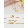 Anna-Kaci Women Gold Crystal rhinestone Heart Necklace Stainless Steel Statement Pendant Necklace - 4 of 4