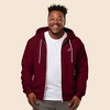 Dalix Donut Embroidered Hoodie Fleece Sweatshirt Zip Front Mens - 3 of 4