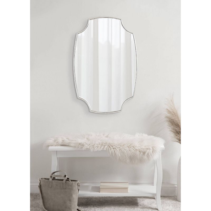 20&#34; x 30&#34; Jovanna Scallop Mirror Silver - Kate &#38; Laurel All Things Decor, 6 of 10