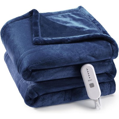 Electric Heated Throw Blanket - 4 Heat Levels, 4H Auto Off, Machine Washable, ETL Certified for Home & Office