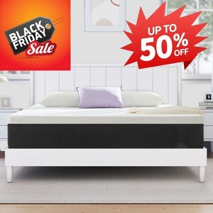 Wuleitex 8 Inch Medium Cooling Gel Memory Foam Mattress with Breathable Cover - 1 of 4