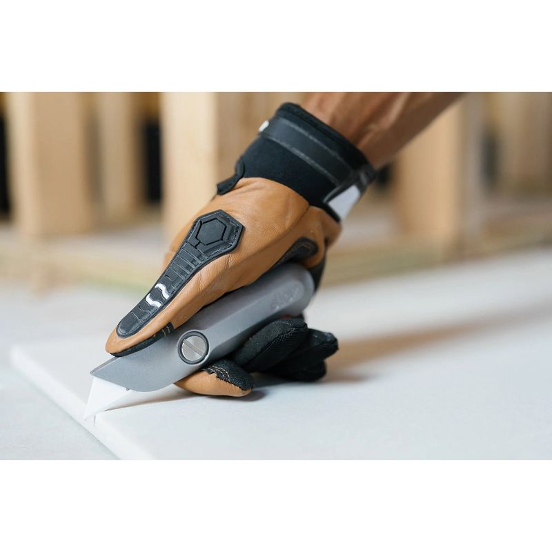 Slice 10582 Drywall Knife | Ergonomic Aluminum Handle for Easier Cuts | Finger Friendly Ceramic Safety Knife Blade, 3 of 9