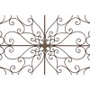 42" Metal Fleur De Lis Scrollwork Wall Decor Brown - Olivia & May: Rustic Iron Artwork - 4 of 4