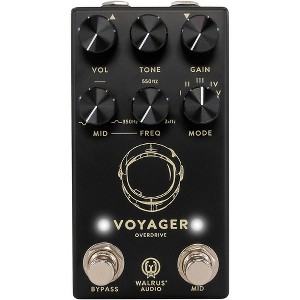 Walrus Audio Voyager Pre-Amp/Overdrive MKII Effects Pedal Black - 1 of 4