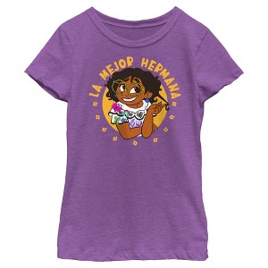 Girl's Encanto Mirabel La Mejor Hermana Portrait T-Shirt - 1 of 4