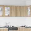 CLIHOME Hanging Storage Cabinet, Engineered Wood Kitchen Furniture, Ample Storage with Doors - 2 of 4
