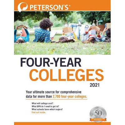 Four-Year Colleges 2021 - 51st Edition by  Peterson's (Paperback)