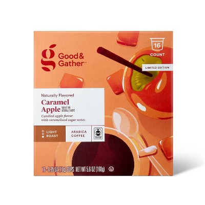 Caramel Apple Single Serve Light Roast Coffee - 16ct - Good & Gather™