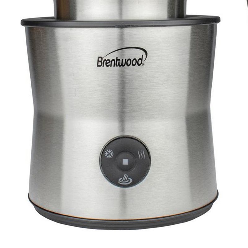 Brentwood 15 Ounce Electric Milk Frother, Warmer, and Hot Chocolate Maker in Stainless Steel, 5 of 6