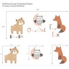 Bedtime Originals Animal Alphabet Beige/Gray Bear/Owl/Fox Woodland Wall Decals - 2 of 4