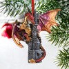 Design Toscano Zanzibar, the Gothic Dragon Holiday Ornament - 2 of 4