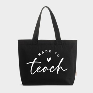 Simply Sage Market - Zippered Canvas Tote - Made To Teach : Target