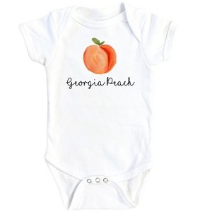 Peach Georgia - Baby Boy Girl Clothes Infant Onesie® Funny Cute Newborn GS1 - 1 of 1